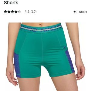 New with tag Nike Pro Spandex sz large with pockets